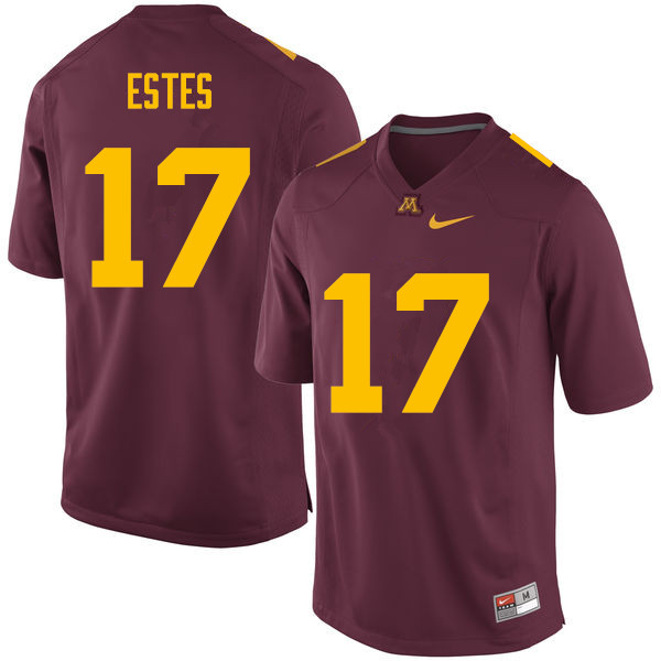 Men #17 Rey Estes Minnesota Golden Gophers College Football Jerseys Sale-Maroon